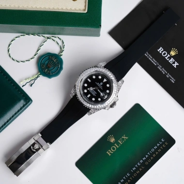 Đồng hồ nam Rolex Submariner 41mm máy cơ Miyota Nhật, thép 904L, viền CZ - 2.6tr