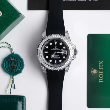 Đồng hồ nam Rolex Submariner 41mm máy cơ Miyota Nhật, thép 904L, viền CZ - 2.6tr 3