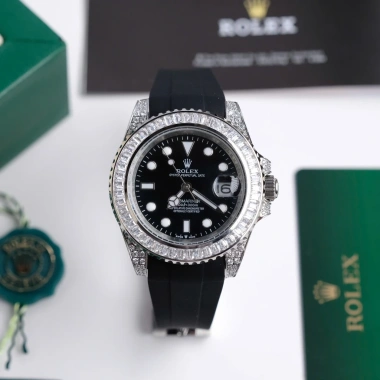 Đồng hồ nam Rolex Submariner 41mm máy cơ Miyota Nhật, thép 904L, viền CZ - 2.6tr 4