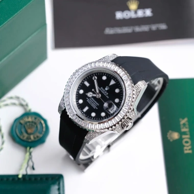 Đồng hồ nam Rolex Submariner 41mm máy cơ Miyota Nhật, thép 904L, viền CZ - 2.6tr 6