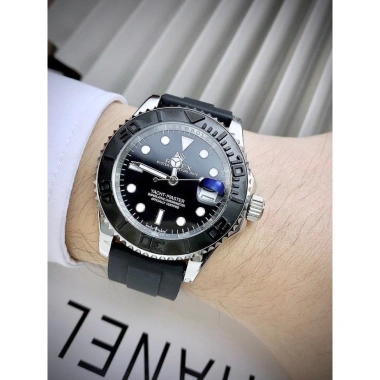 Đồng hồ nam Rolex Yacht Master Black tự động 40mm dây rubber, chống nước, bảo hành 24 tháng, tặng hộp đẹp - Giảm tới 2.587.500₫ Đồng hồ nam Rolex Yacht Master Black tự động 40mm dây rubber, chống nước, bảo hành 24 tháng, tặng hộp đẹp - Giảm tới 2.587.500₫