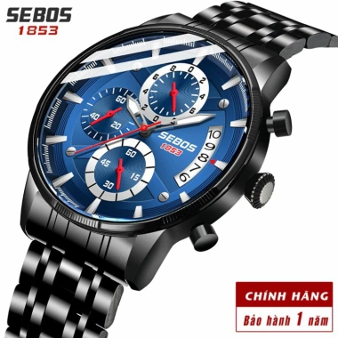 Đồng Hồ Nam SEBOS USA Xanh Đen Nam Tính - Giá 1.03 Triệu, Tặng Hộp & Pin 3 Đồng Hồ Nam SEBOS USA Xanh Đen Nam Tính - Giá 1.03 Triệu, Tặng Hộp & Pin 3