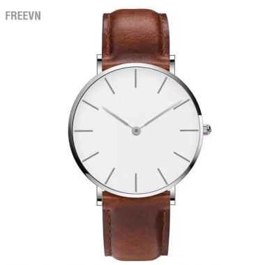 Đồng hồ nam thạch anh sang trọng doanh nhân, dây thời trang, chống nước - 321.200₫ 6