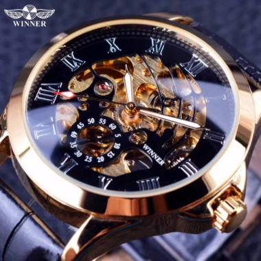 Đồng hồ nam Winner H123M máy cơ lộ máy dây da - Giá chỉ 1.990.000 VNĐ, giảm 40%
