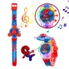 Đồng Hồ Người Nhện Sáng Tạo Quay Con Âm Nhạc Nhiều Màu - Sanrio Kuromi Quà Tặng Tốt Nghiệp 99k