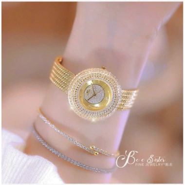 Đồng hồ nữ Bee sister FULLBOX 34mm viền đá, dây lưới, khóa tự thâu, chống nước 3ATM, bảo hành 12 tháng – Giá 1,590,000₫ 4 Đồng hồ nữ Bee sister FULLBOX 34mm viền đá, dây lưới, khóa tự thâu, chống nước 3ATM, bảo hành 12 tháng – Giá 1,590,000₫ 4