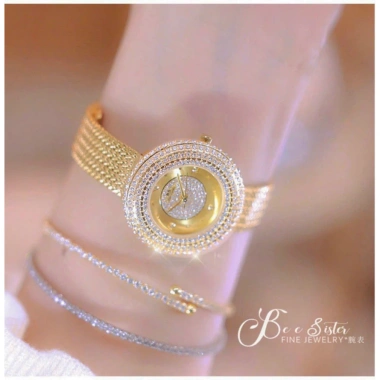 Đồng hồ nữ Bee sister FULLBOX 34mm viền đá, dây lưới, khóa tự thâu, chống nước 3ATM, bảo hành 12 tháng – Giá 1,590,000₫ 10 Đồng hồ nữ Bee sister FULLBOX 34mm viền đá, dây lưới, khóa tự thâu, chống nước 3ATM, bảo hành 12 tháng – Giá 1,590,000₫ 10