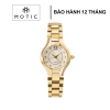 Đồng hồ nữ Bonaier 808 mặt tròn viền xoàn, dây thép không gỉ sang trọng, chống nước - Giá 480.000₫ 2