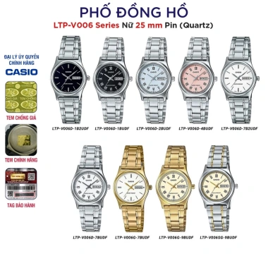 Đồng hồ nữ Casio Anh Khuê LTP-V006 dây kim loại chính hãng - Giá chỉ 939.960₫ giảm tới 20%