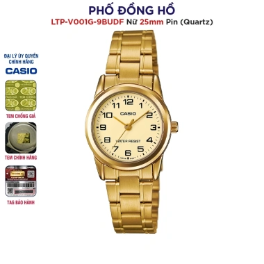 Đồng hồ nữ Casio dây kim loại Anh Khuê LTP-V001G - Giá ưu đãi 1.127.280₫