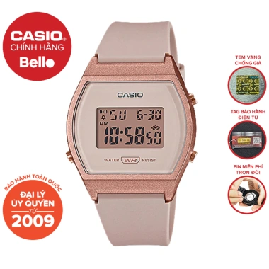 Đồng hồ Nữ Casio LW-204-4ADF dây nhựa, bảo hành 1 năm, pin trọn đời - 969.440₫