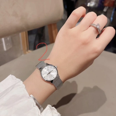 Đồng hồ nữ chống nước 26mm dây thép lưới lụa không gỉ sét Halei 554 thời trang - chỉ 1.48 triệu VND