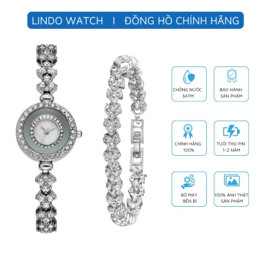 Đồng hồ nữ D-ZINER NT78 dây lắc kim loại vòng nhỏ xinh, chính hãng, giá 219.000 VND