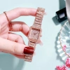 Đồng hồ nữ D-ZINER NTD36 mặt vuông dây thép đính đá thời trang LINDO 179.000₫ 4