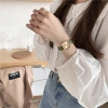 Đồng hồ nữ dây da CDLIS mặt vuông – Naidu chính hãng, chống nước, cường lực, chỉ 110k 2
