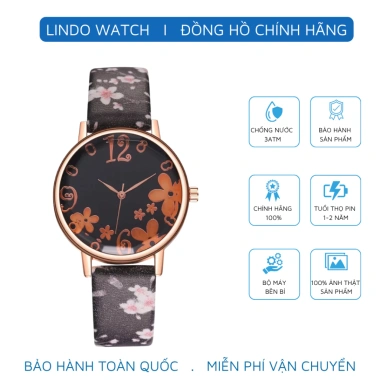 Đồng hồ nữ dây da chính hãng D-ZINER ND71 - Thời trang, bền đẹp, giá 135.000₫ 2