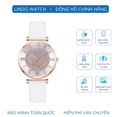Đồng hồ nữ dây da D-ZINER ND69 - Thiết kế thời trang, giá rẻ 145.000