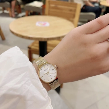 Đồng hồ nữ dây thép lưới Halei 8.024 26mm chống nước có lịch ngày trẻ trung thời trang giá 1.580.000 VND 8 Đồng hồ nữ dây thép lưới Halei 8.024 26mm chống nước có lịch ngày trẻ trung thời trang giá 1.580.000 VND 8