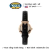Đồng hồ nữ Fossil Carlie Mini dây da mặt xà cừ 28mm màu đen - Giá ưu đãi 2.933.100₫ 5