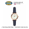 Đồng hồ nữ Fossil Carlie Mini dây da xanh 28mm - Giá chỉ 2.933.100₫, giảm tới 21%
