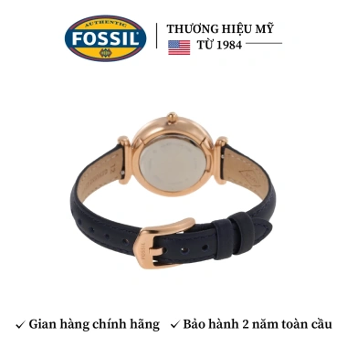 Đồng hồ nữ Fossil Carlie Mini dây da xanh 28mm - Giá chỉ 2.933.100₫, giảm tới 21% 6