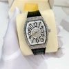 Đồng hồ nữ Franck Muler 32mm mặt dính full đá, dây silicone sang trọng, giá ưu đãi 1,555,000₫