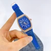 Đồng hồ nữ Franck Muller đính đá 32mm - Dây cao su da sang trọng, chống nước 3ATM, kính chống trầy, chỉ 1.45 triệu 4