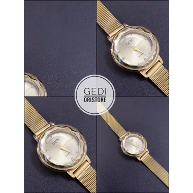 Đồng hồ nữ GEDI 6.607 dây thép mặt tròn thời trang bảo hành 12 tháng chỉ 290.000₫