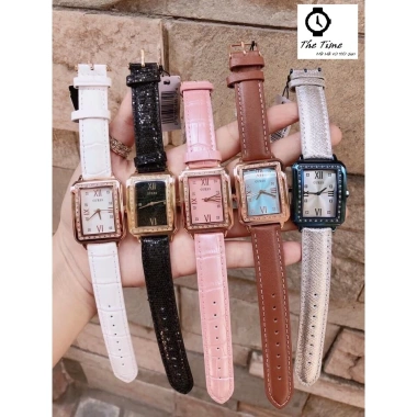 Đồng hồ nữ GUESS chính hãng ChiPU mặt vuông - Giá giảm 27% chỉ 2.705.000₫