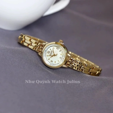Đồng hồ nữ Julius Hàn Quốc Ja-865 mặt 2,3cm dây thép vàng - Giá chỉ 1,090,000₫ 2 Đồng hồ nữ Julius Hàn Quốc Ja-865 mặt 2,3cm dây thép vàng - Giá chỉ 1,090,000₫ 2