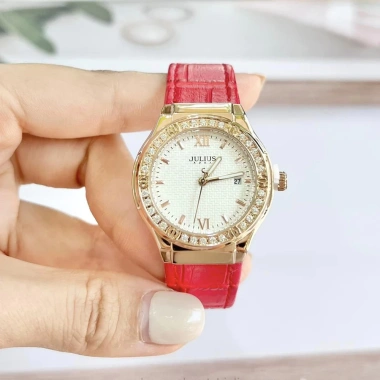 Đồng hồ nữ Julius JA-1.395 dây đa đính đá - Giá chỉ 1.499.000₫, giảm mạnh so với 1.858.760₫