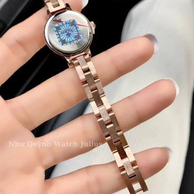 Đồng hồ nữ Julius Ja-865 Hàn Quốc chính hãng, mặt 2,3cm dây thép sang trọng - Giá chỉ 1,090,000₫ 4 Đồng hồ nữ Julius Ja-865 Hàn Quốc chính hãng, mặt 2,3cm dây thép sang trọng - Giá chỉ 1,090,000₫ 4
