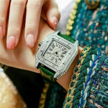 Đồng Hồ Nữ Mabangtou 36mm Đá Full Sang Trọng Dây Da Cá Sấu Bảo Hành 6 Tháng - 1.85 Triệu 3