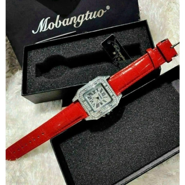 Đồng Hồ Nữ Mabangtou 36mm Đá Full Sang Trọng Dây Da Cá Sấu Bảo Hành 6 Tháng - 1.85 Triệu 6