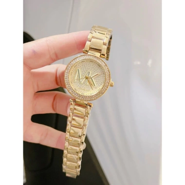 Đồng hồ nữ M.I.C.H.E.K.O.S 34mm mặt đá lấp lánh, chống nước 3ATM, bảo hành 12t-1.48tr