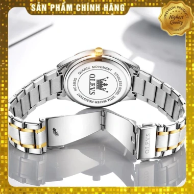 Đồng hồ nữ Olevs 5.563 - Dây thép không gỉ, chống thấm nước, thời trang, 1,950,000 VND 8 Đồng hồ nữ Olevs 5.563 - Dây thép không gỉ, chống thấm nước, thời trang, 1,950,000 VND 8