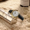 Đồng Hồ Nữ Pindows Thiết Kế Mỏng Tối Giản Dây Da Chống Nước Quarzt Nhật Thanh Lịch Thời Trang Hàng Ngày 2