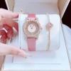 Đồng Hồ Nữ Roberto Era Kim Cương Moissanite Hồng Quartz Chính Hãng 100% Full Box