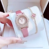 Đồng Hồ Nữ Roberto Era Kim Cương Moissanite Hồng Quartz Chính Hãng 100% Full Box 3