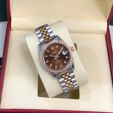 Đồng Hồ Nữ Rolex Chính Hãng Dây Thép Demi Mặt 32mm Chống Nước Giá 360.000₫