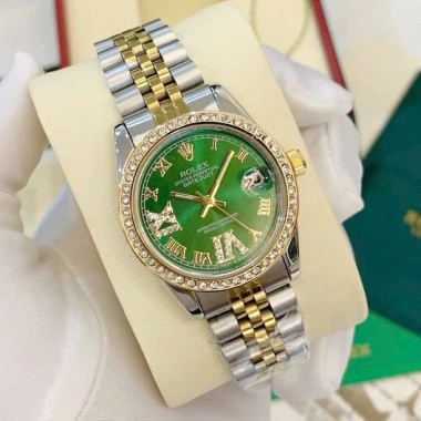 Đồng Hồ Nữ Rolex Chính Hãng Dây Thép Demi Mặt 32mm Chống Nước Giá 360.000₫