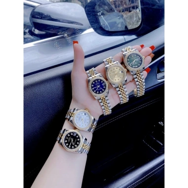 Đồng hồ nữ Rolex full hộp, dây thép cao cấp, màu thời trang - 1.419.000đ