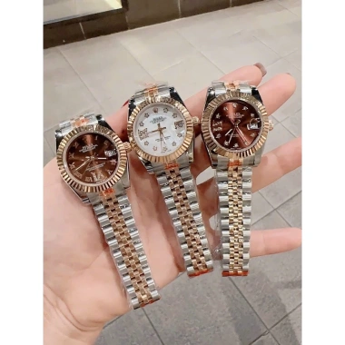 Đồng hồ nữ Rolex Lady Date Just Demi Café 31mm Swiss Made - Dây thép, chống nước, bảo hành 24 tháng - Giá ưu đãi 1.850.000₫ 2