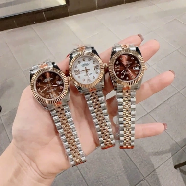 Đồng hồ nữ Rolex Lady Date Just Demi Café 31mm Swiss Made - Dây thép, chống nước, bảo hành 24 tháng - Giá ưu đãi 1.850.000₫ 7