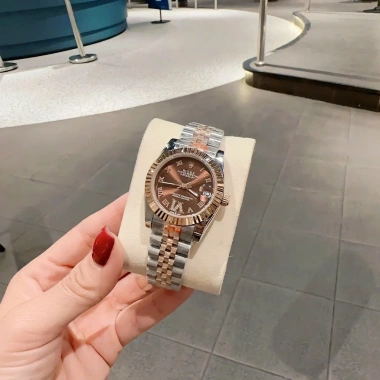 Đồng hồ nữ Rolex Lady Date Just Demi Café 31mm Swiss Made - Dây thép, chống nước, bảo hành 24 tháng - Giá ưu đãi 1.850.000₫ 8