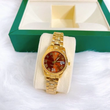 Đồng Hồ Nữ Rolex Viền Băm 32mm Chống Nước 3atm Sang Trọng Giá 1.47tr