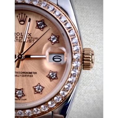 Đồng hồ nữ Rolex viền đá sang trọng, chống gỉ, chống nước, BH 24 tháng - Giá ưu đãi 2.542.500₫ 2