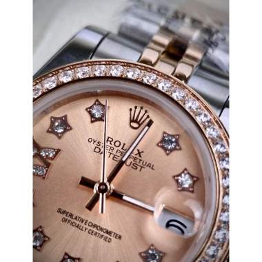 Đồng hồ nữ Rolex viền đá sang trọng, chống gỉ, chống nước, BH 24 tháng - Giá ưu đãi 2.542.500₫ 8
