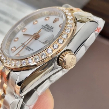 Đồng hồ Nữ Rolex viền đá sang trọng, chống gỉ chống nước, BH 24 tháng, tặng Hộp Đẹp 8 Đồng hồ Nữ Rolex viền đá sang trọng, chống gỉ chống nước, BH 24 tháng, tặng Hộp Đẹp 8