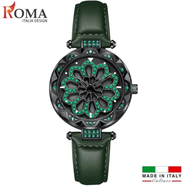 Đồng hồ nữ ROMA ITALIA Xoay 360 nghệ thuật, giá ưu đãi 1.12 triệu, tặng hộp và pin
